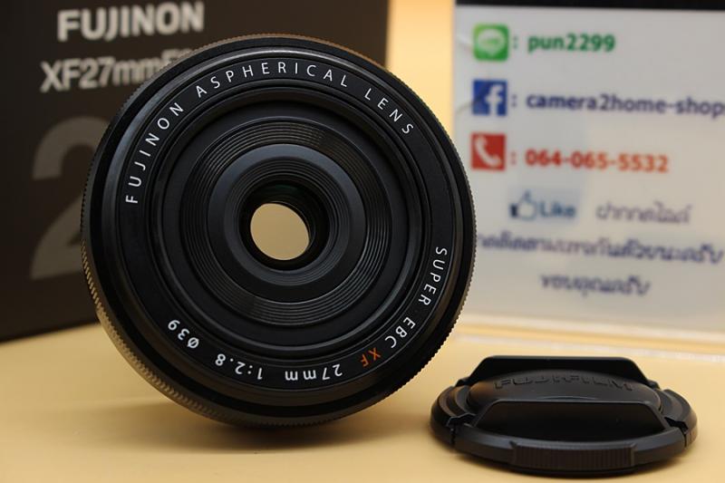 ขาย Lens FUJINON XF 27mm F2.8 (สีดำ) สภาพสวย ไร้ฝ้า รา อดีตประกันศูนย์ อุปกรณ์ครบกล่อง  อุปกรณ์และรายละเอียดของสินค้า 1.LENS FUJINON XF 27mm F2.8 (สีดำ)  2